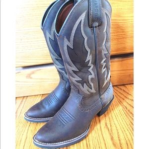 Justin Dark Chocolate Boots